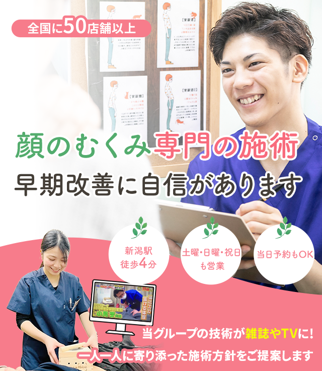 顔のむくみでお悩みの方へ